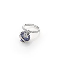 Anillo Chantecler Mujer Campanelle in Oro blanco Zaffiro 37727 - 37727-15